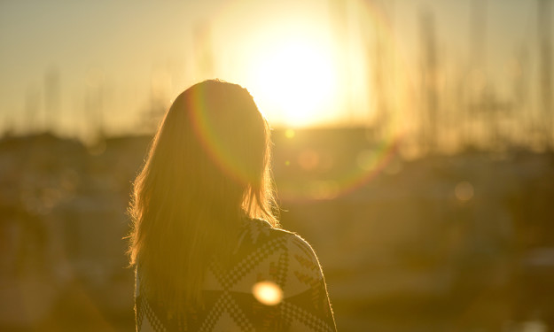 dawn-sunset-person-woman