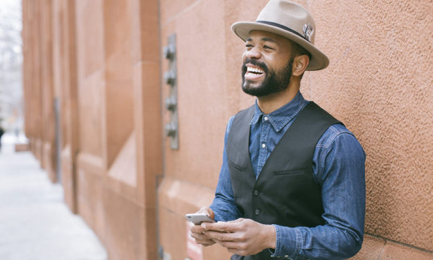 adult-beard-cellphone-935993